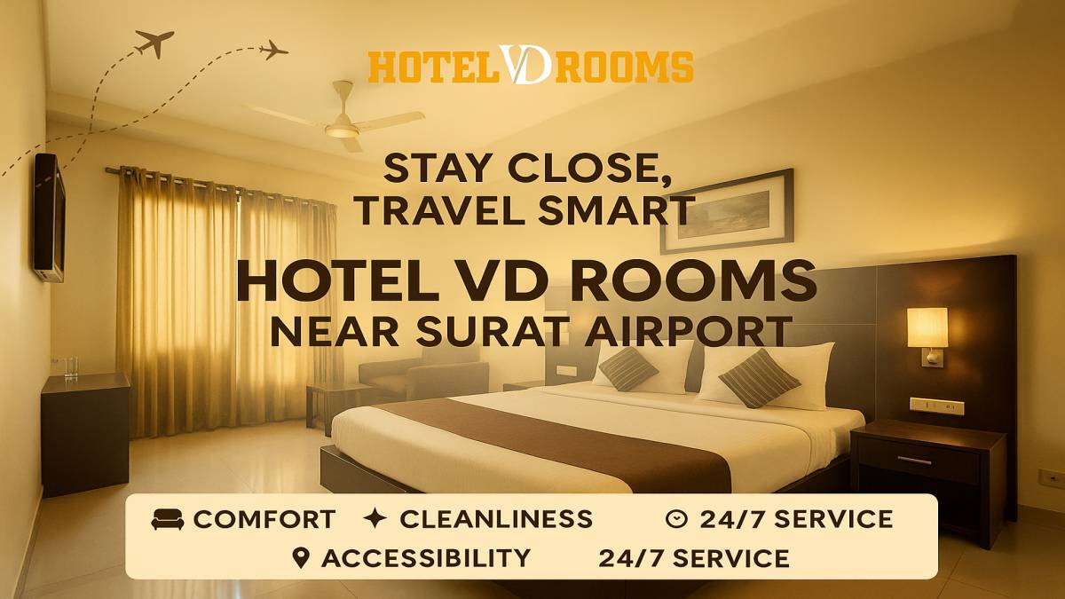 Explore Room Options at Hotel VD Rooms Near Surat Airport