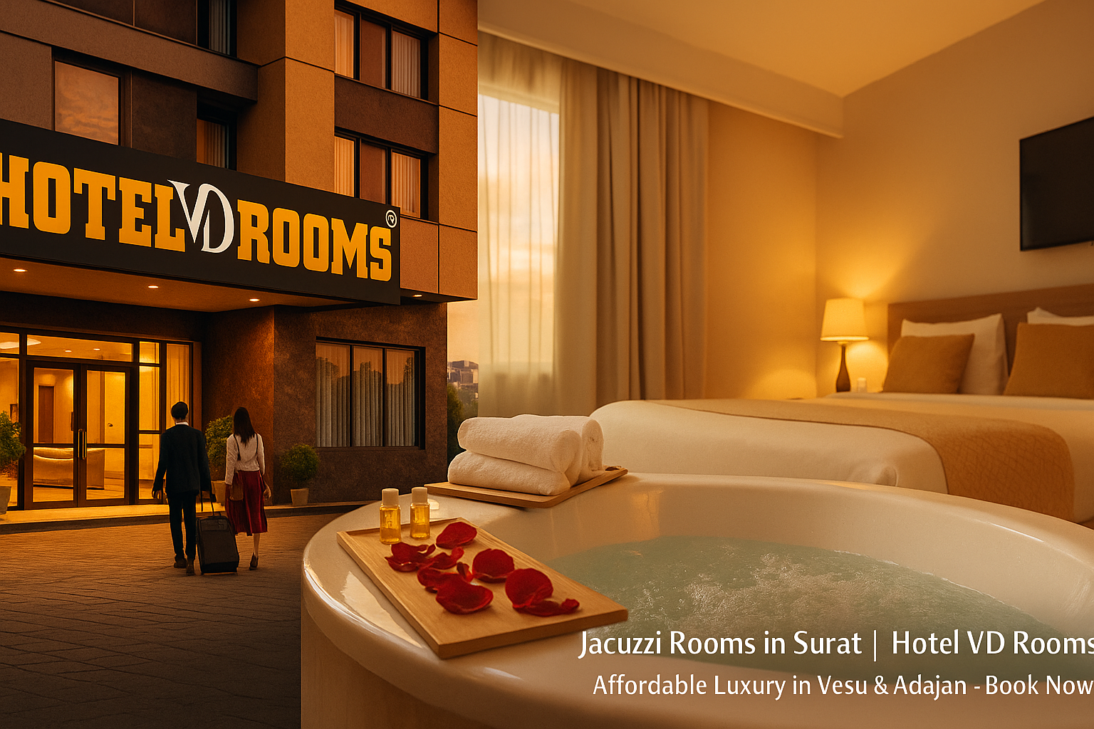 Why Choose Hotel VD Rooms for Jacuzzi Rooms in Surat?
