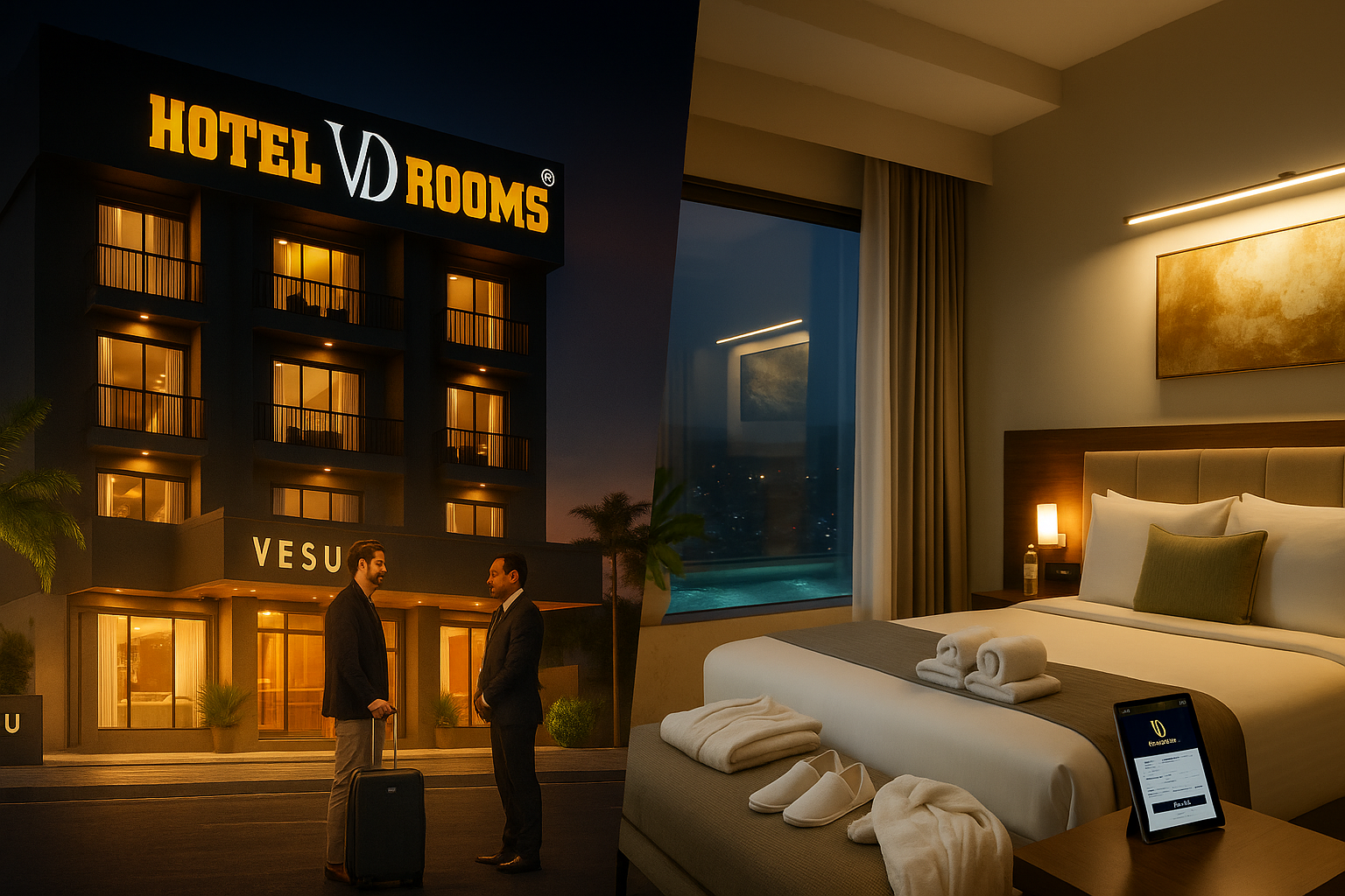 What Makes VD Rooms Stand Out Among 3-Star Hotel Rooms in Surat