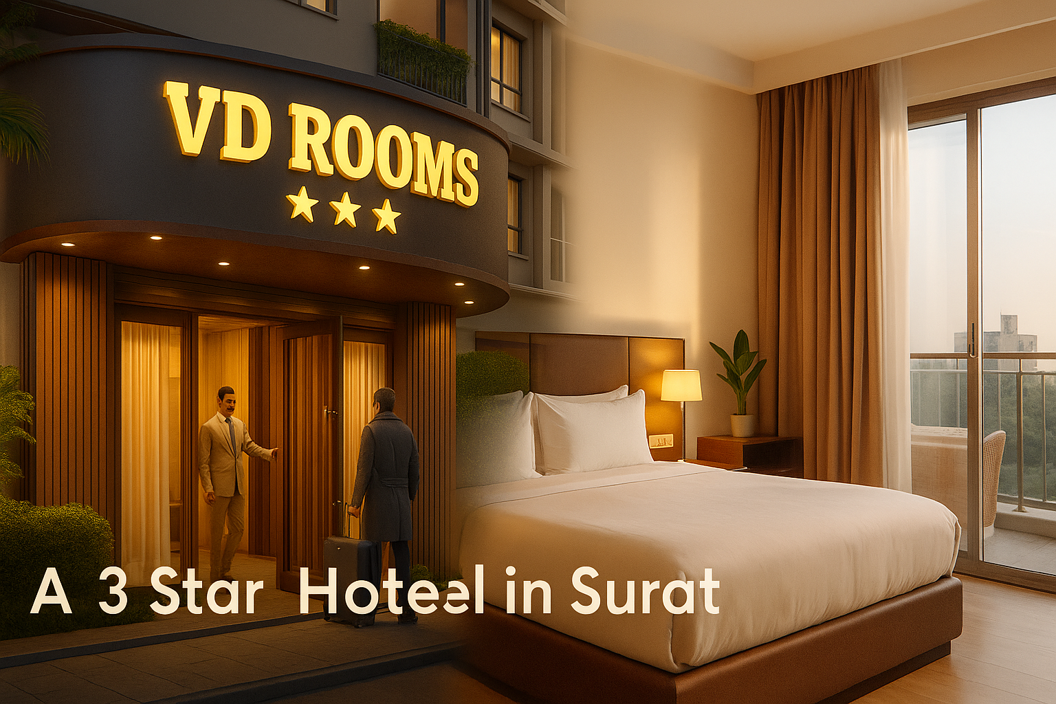 The Standard for 3-Star Hotel Rooms in Surat