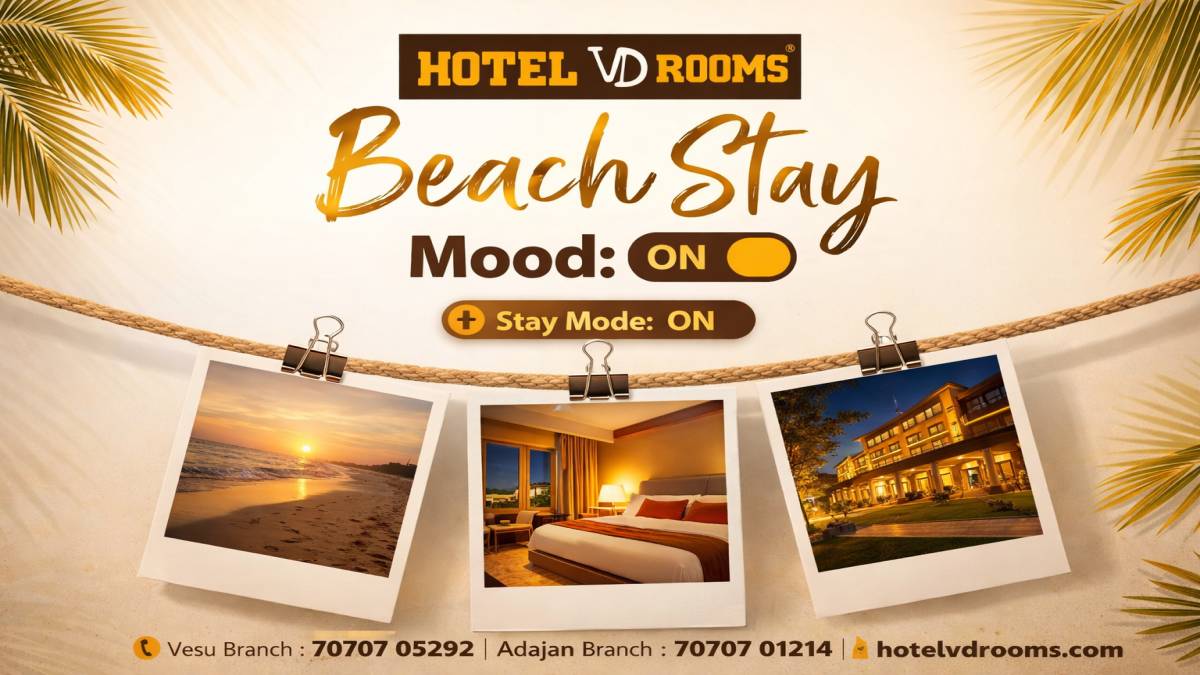 Hotel in Dumas Surat: Benefits of Staying Near Vesu and Adajan