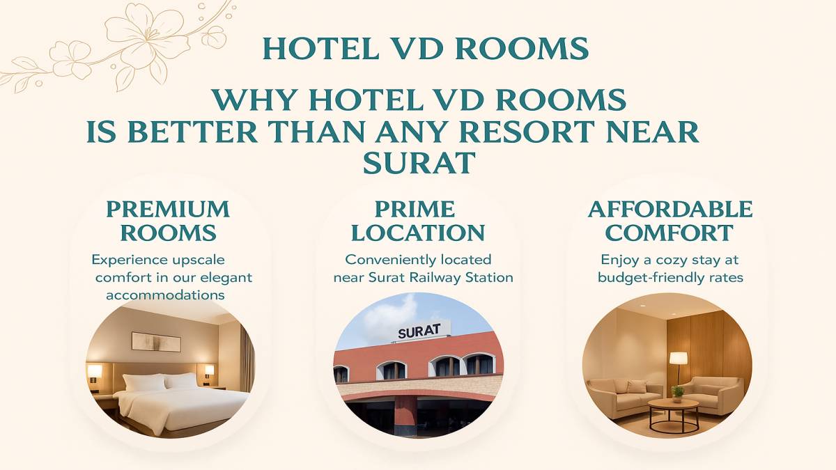 Planning to Search for a Resort Near Surat? Book a Smarter Stay at Hotel VD Rooms