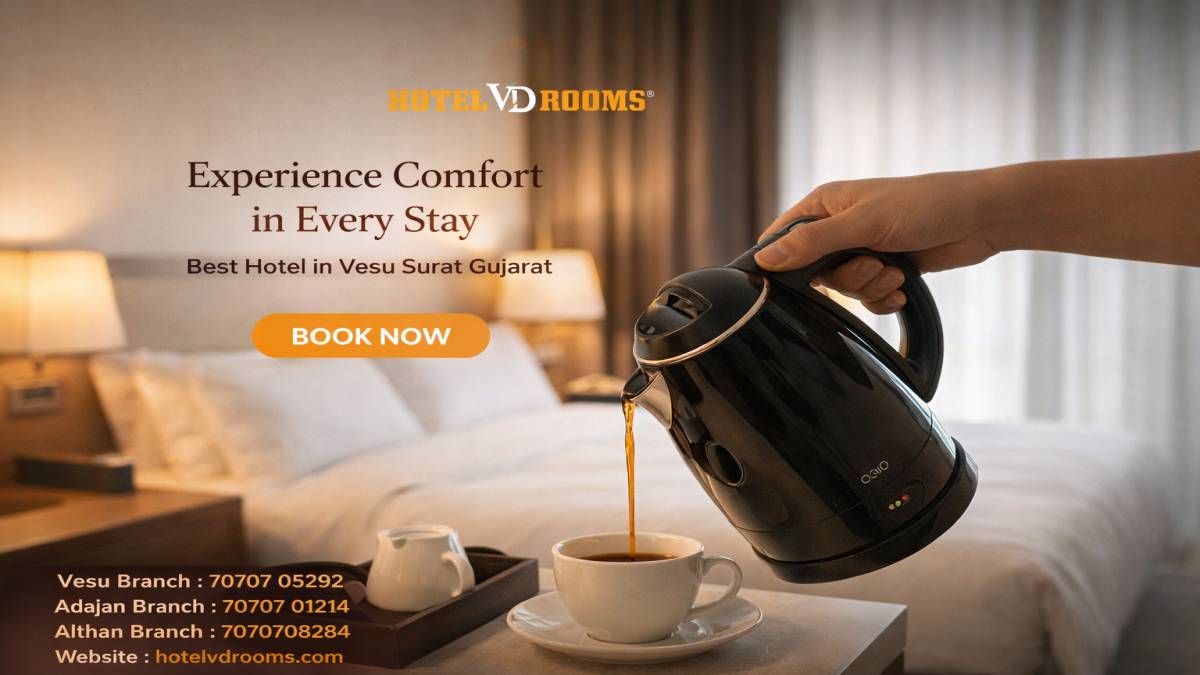 Hotel in Vesu Surat Gujarat: Comfortable Stay at Hotel VD Rooms