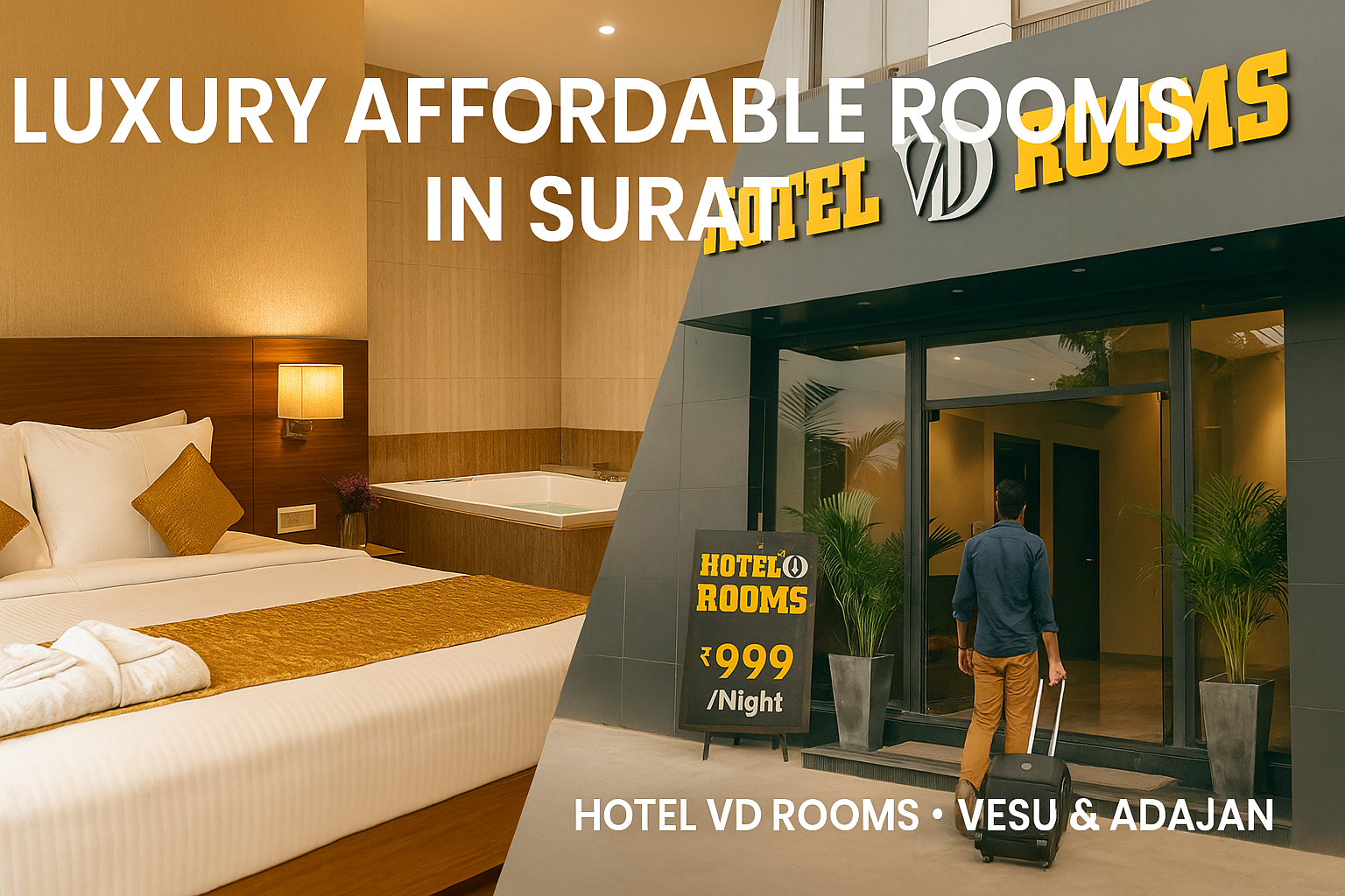 Explore the Luxury Affordable Rooms at Hotel VD Rooms