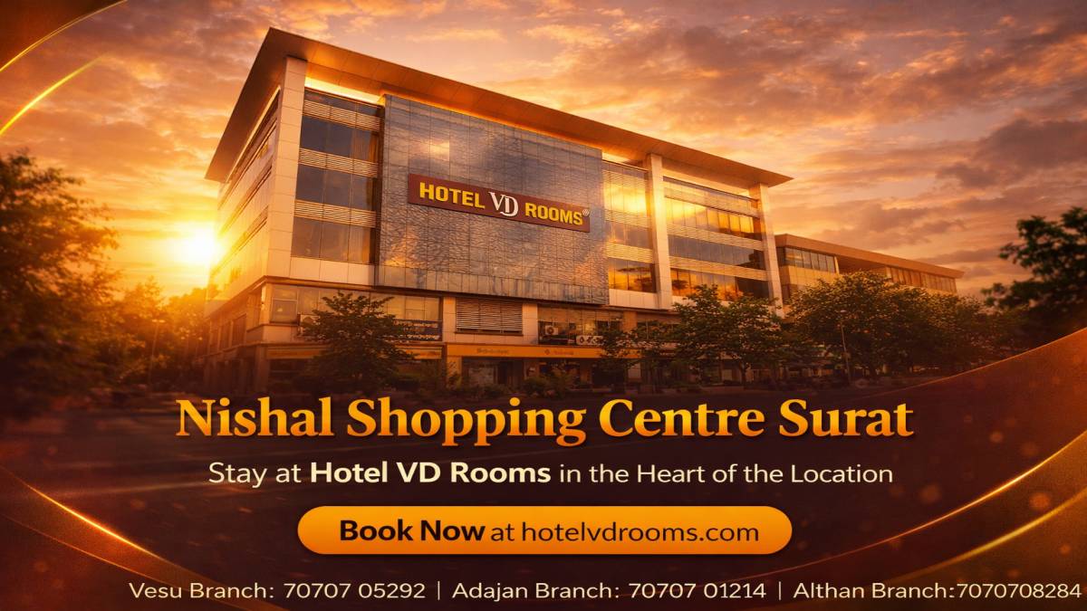 Nishal Shopping Centre Surat: Stay at Hotel VD Rooms in the Heart of the Location for Couples