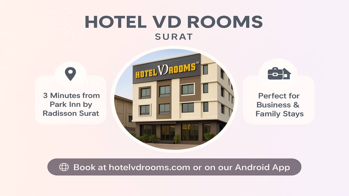 Hotel VD Rooms: Best Stay Option Near Park Inn by Radisson Surat Hotel VD Rooms: Best Stay Option Near Park Inn by Radisson Surat