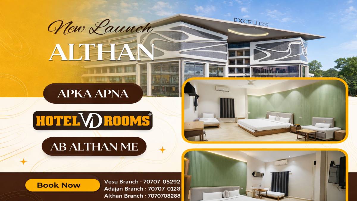 VD Rooms Althan Surat: Nearby Attractions to Explore