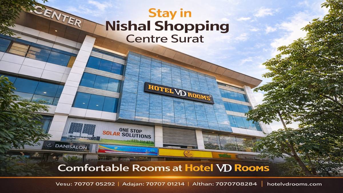 Nishal Shopping Centre Surat: Stay at Hotel VD Rooms in the Heart of the Location for Travelers