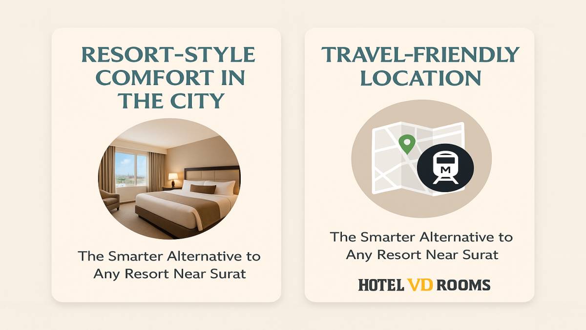 Searching for a Resort Near Surat? Hotel VD Rooms Offers a Smarter, More Convenient Stay