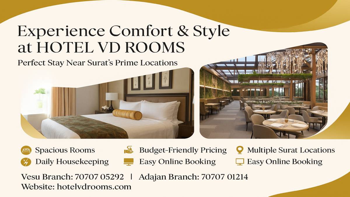 Hotel in Surat, Gujarat: Why Hotel VD Rooms Stands Out