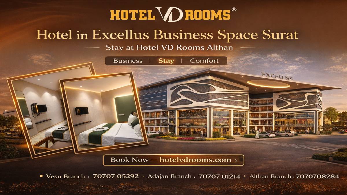 Hotel in Excellus Business Space Surat: Stay at Hotel VD Rooms Althan for Couples Hotel in Excellus Business Space Surat: Stay at Hotel VD Rooms Althan for Couples