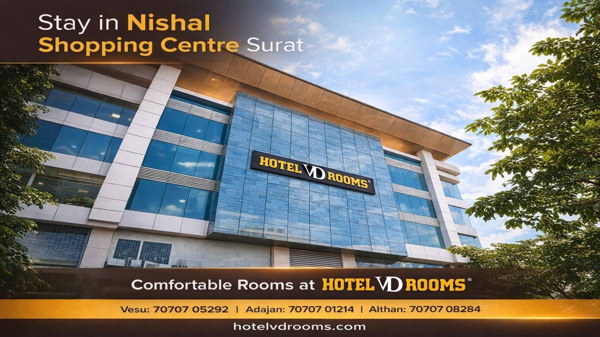 Nishal Shopping Centre Surat: Stay at Hotel VD Rooms in the Heart of the Location with Modern Amenities