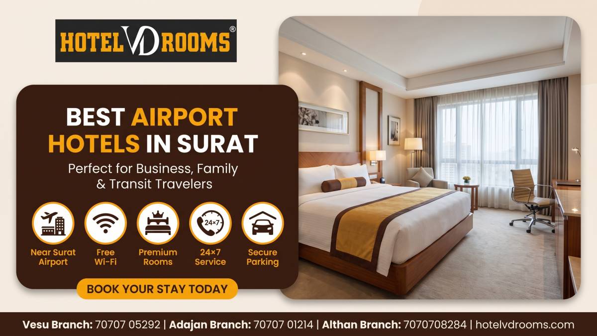 Best Airport Hotels in Surat for Business, Family, and Transit Travelers