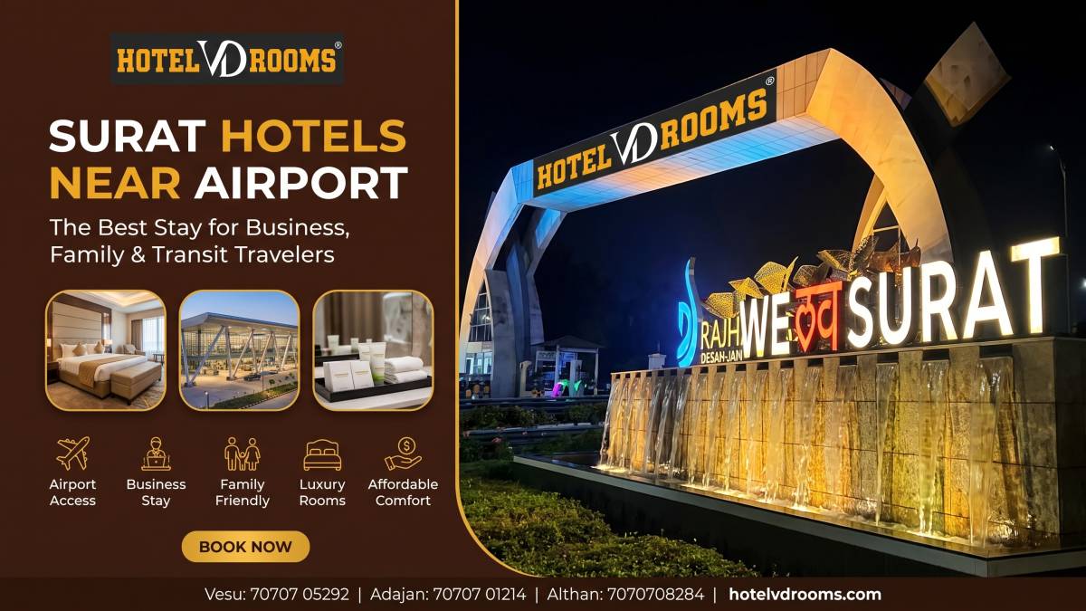Surat Hotels Near Airport: The Best Stay for Business, Family & Transit Travelers