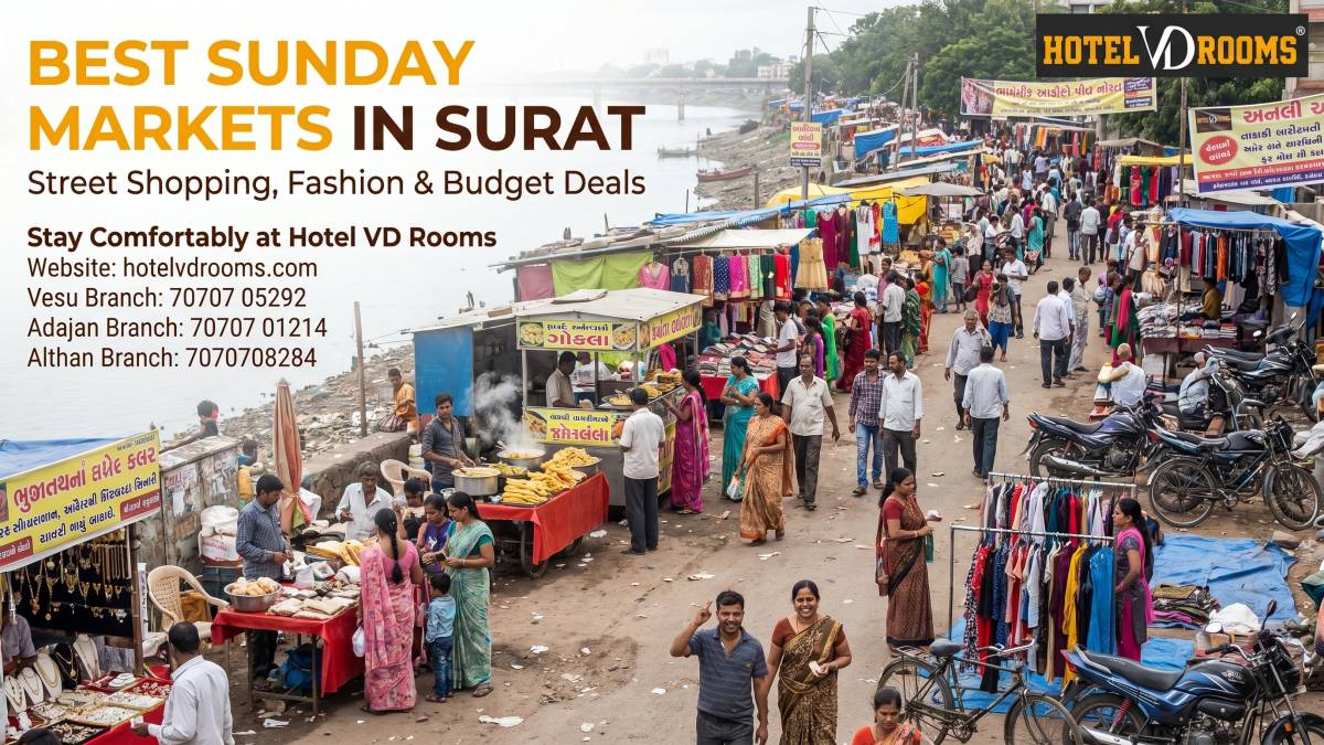 Sunday Markets in Surat at Ring Road Textile Area