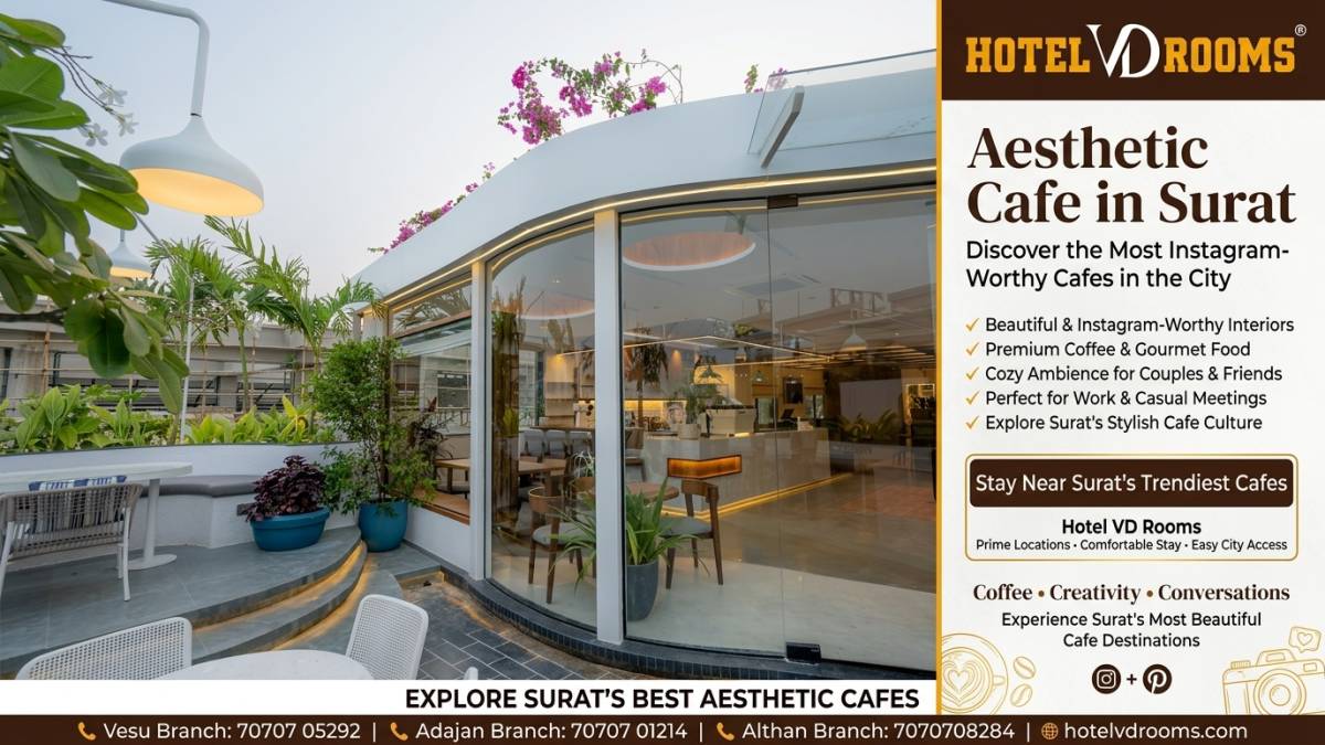 Aesthetic Cafe in Surat: Design Trends That Stand Out Aesthetic Cafe in Surat: Design Trends That Stand Out