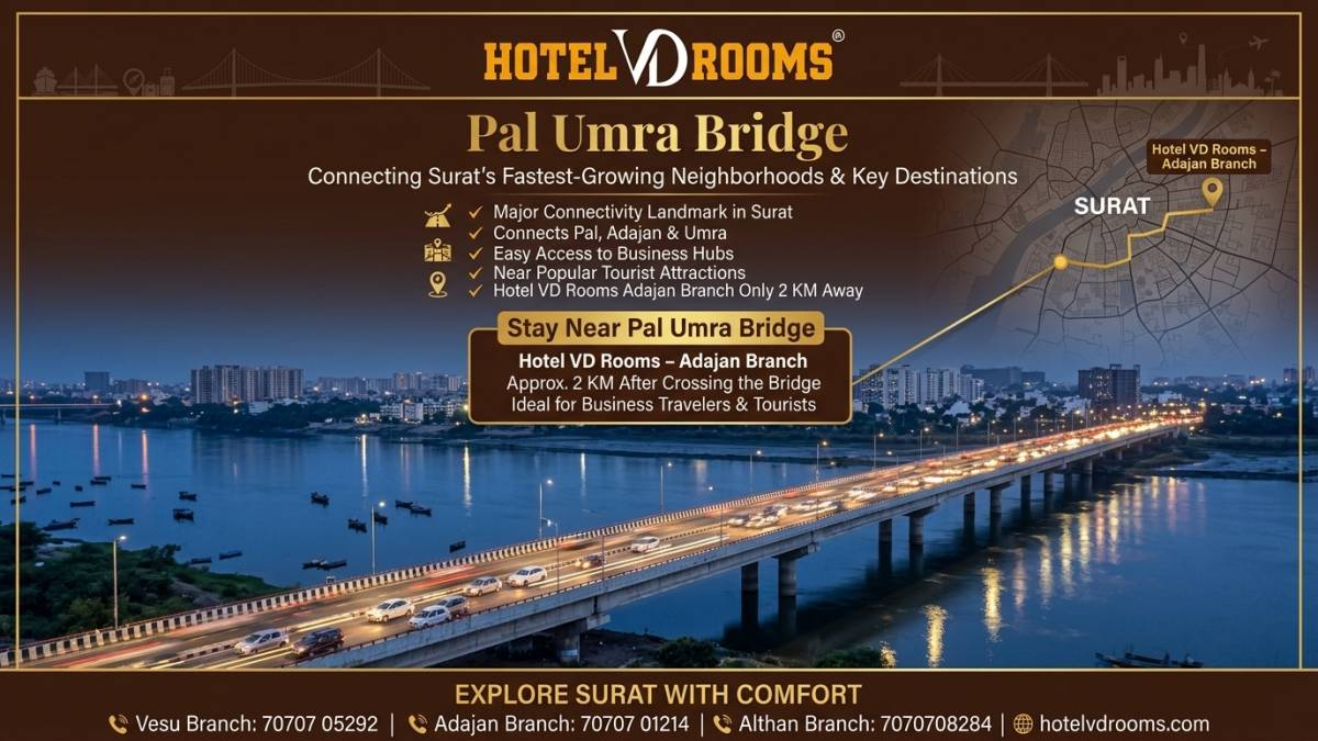 Pal Umra Bridge: A Major Transportation Link for Daily Commuters Pal Umra Bridge: A Major Transportation Link for Daily Commuters