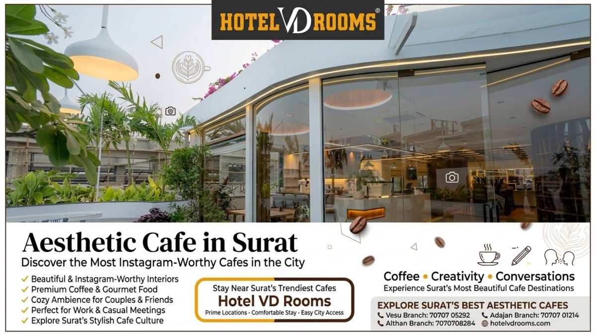 Aesthetic Cafe in Surat: Perfect for Social Media Enthusiasts Aesthetic Cafe in Surat: Perfect for Social Media Enthusiasts