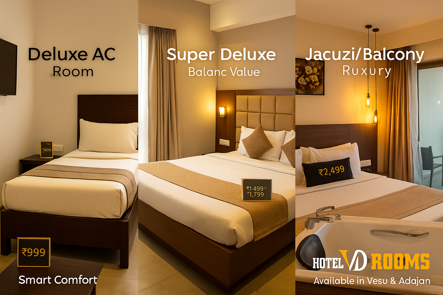 Why Choose Hotel VD Rooms for Budget & Premium Options?