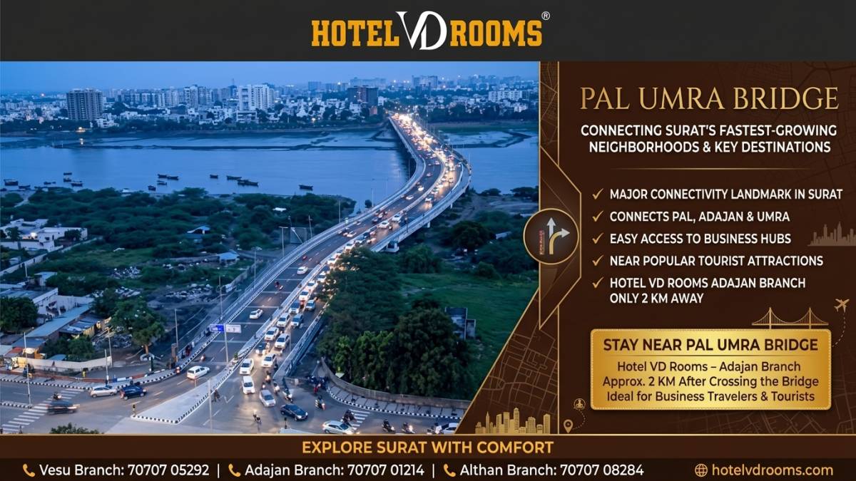 Pal Umra Bridge: Connecting Surat's Fastest-Growing Neighborhoods Pal Umra Bridge: Connecting Surat's Fastest-Growing Neighborhoods