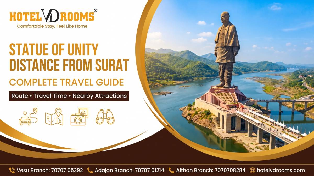 Statue of Unity Distance from Surat: Complete Travel Guide, Route, Travel Time & Nearby Attractions
