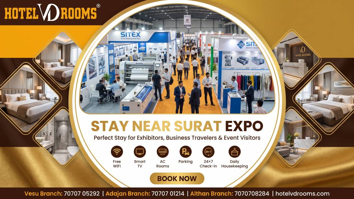 Surat Expo Guide: Major Exhibitions, Business Events & the Best Hotel Near Sarsana Dome