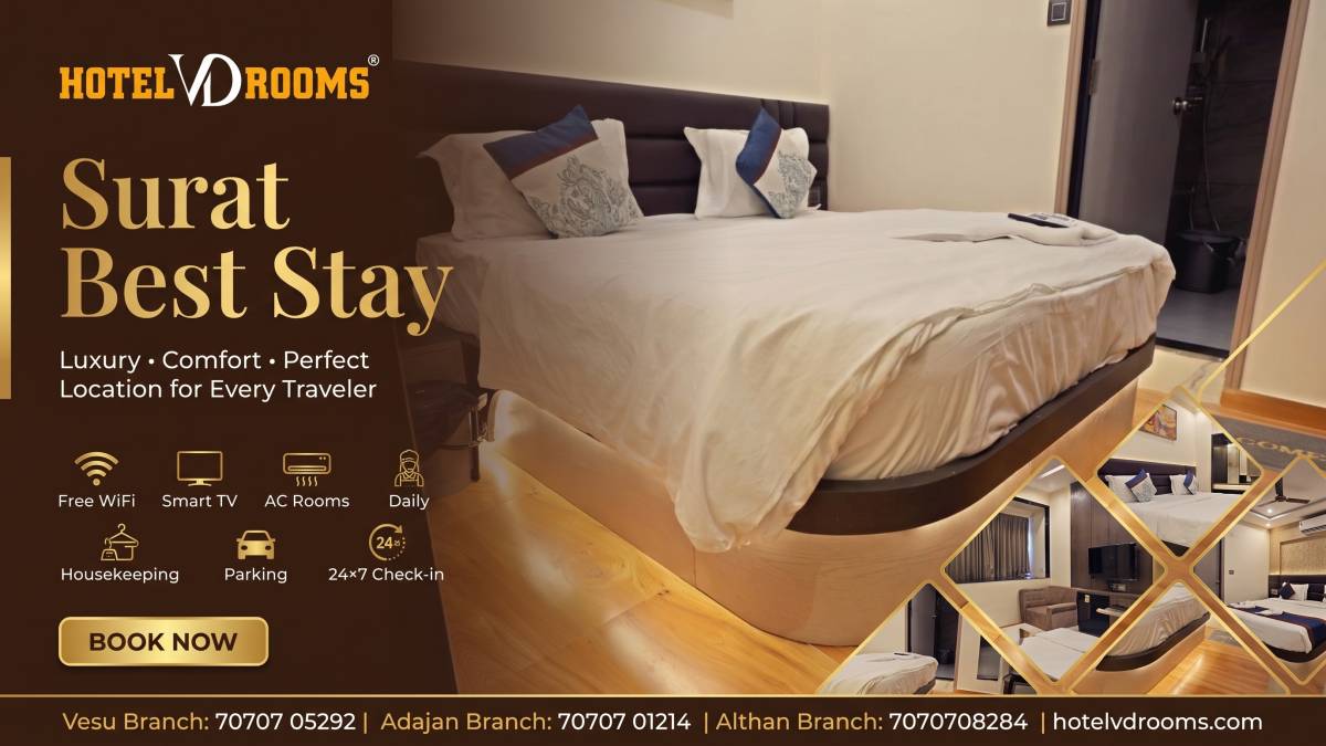Surat Best Stay: Why Hotel VD Rooms is the Smart Choice for Every Traveler in 2026