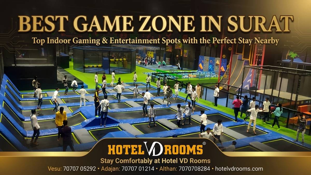 Best Game Zone in Surat: Top Indoor Gaming & Entertainment Spots with the Perfect Stay Nearby